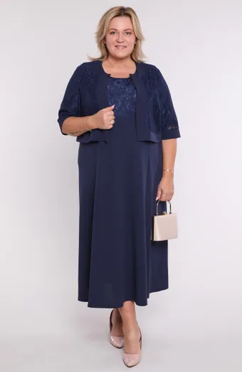Roosa komplekt pitsboleroga