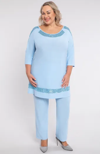 Türkiissinine elegantne ülikond