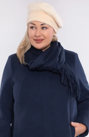 Roosa ja helerohelise lehega sall