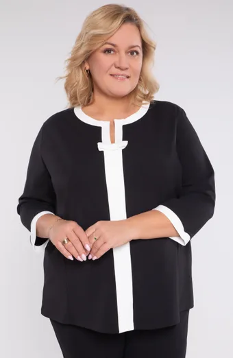 Sinine puuvillane topp lilledega