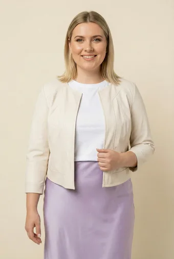 Ecru ökonahast bleiser